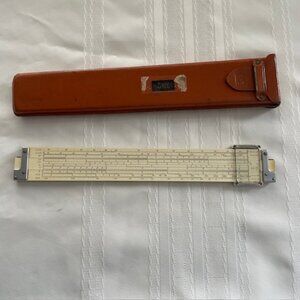 Vintage Keuffel & Esser 4081-3 Slide Rule + Leather Case – LOG-LOG DUPLEX